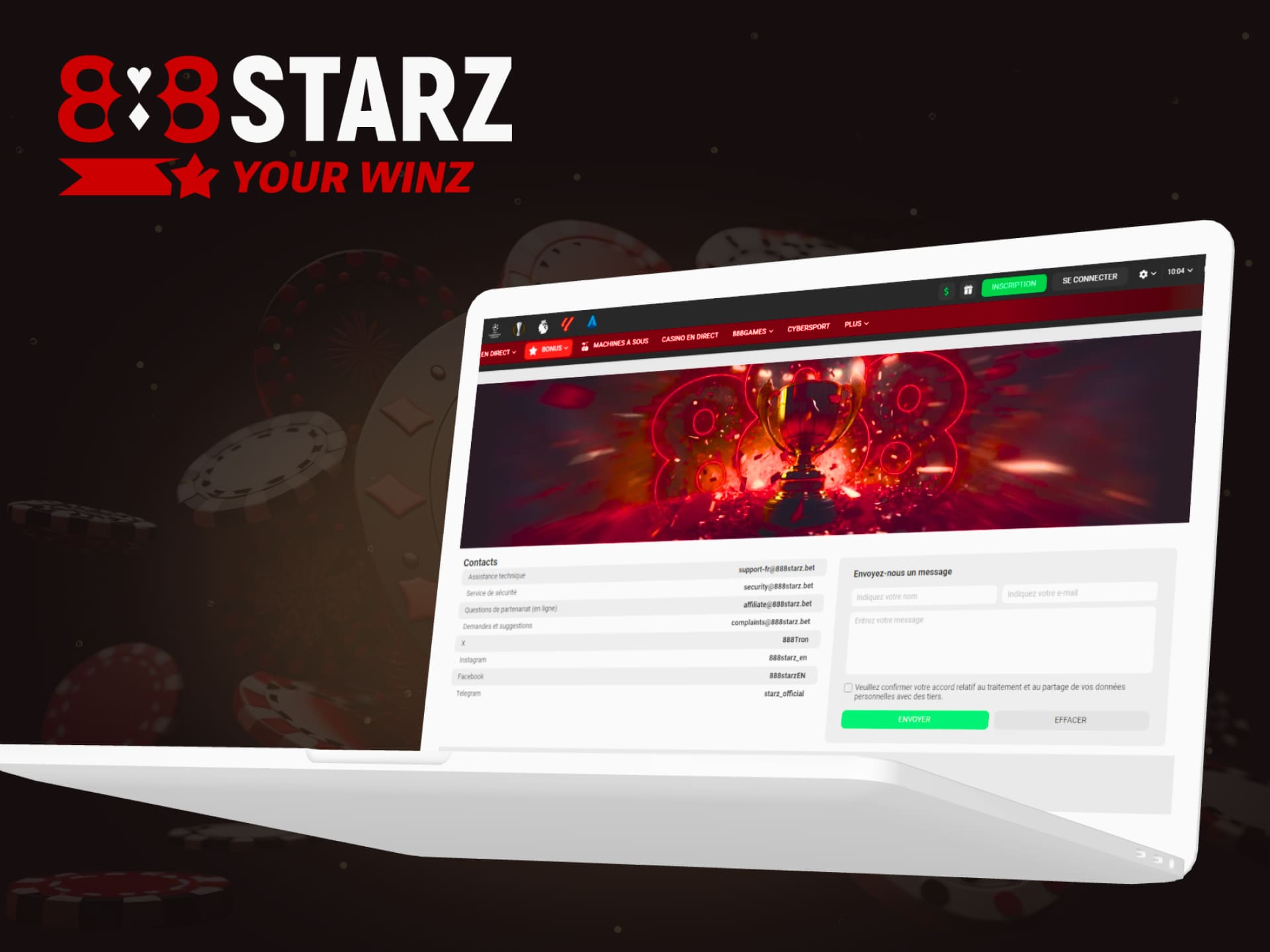 Assistance client et dépannage sur la plateforme 888starz en Côte d'Ivoire