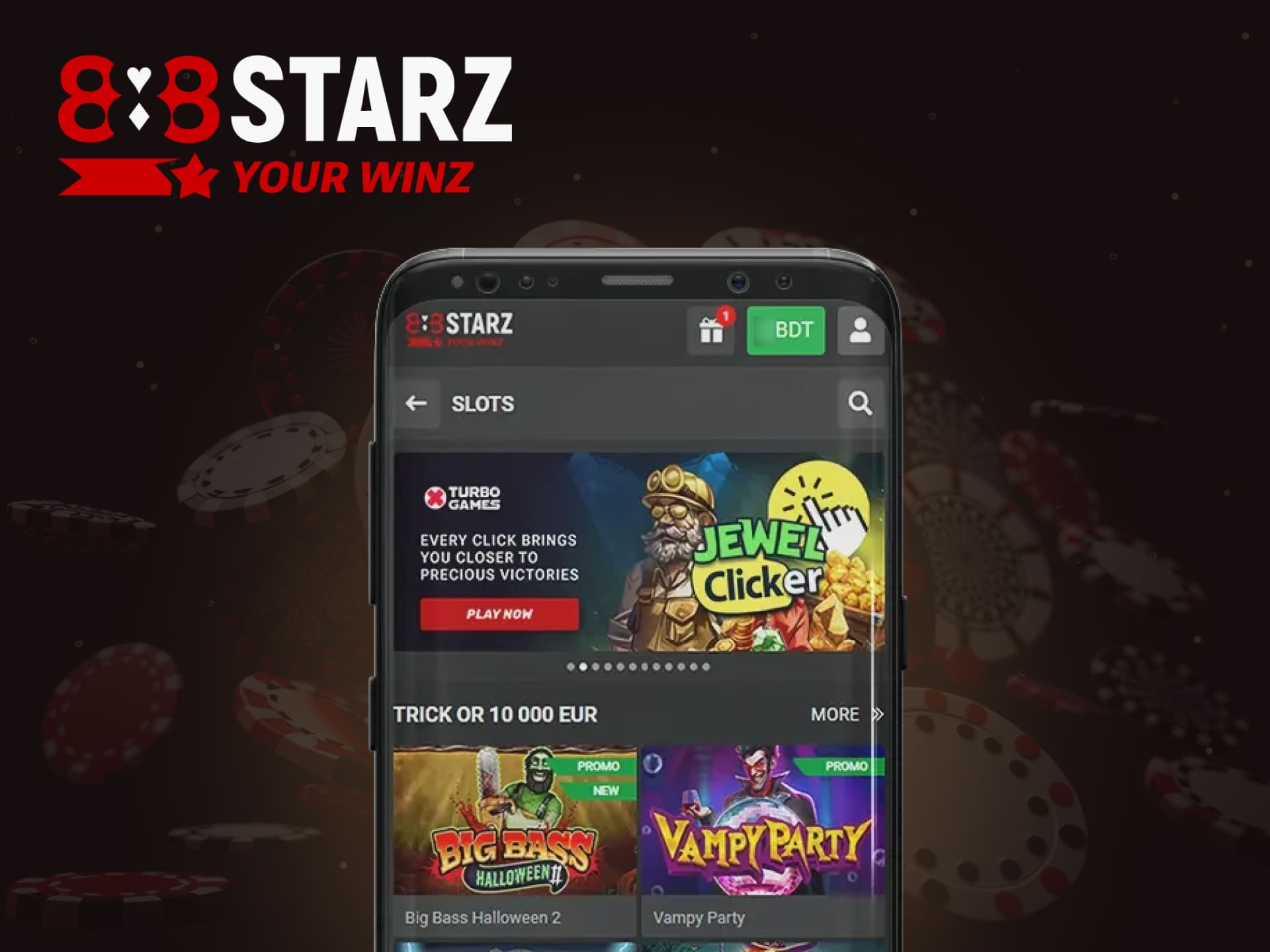 Toutes sortes d'avantages dans l'application mobile sur la plateforme 888starz Côte d'Ivoire
