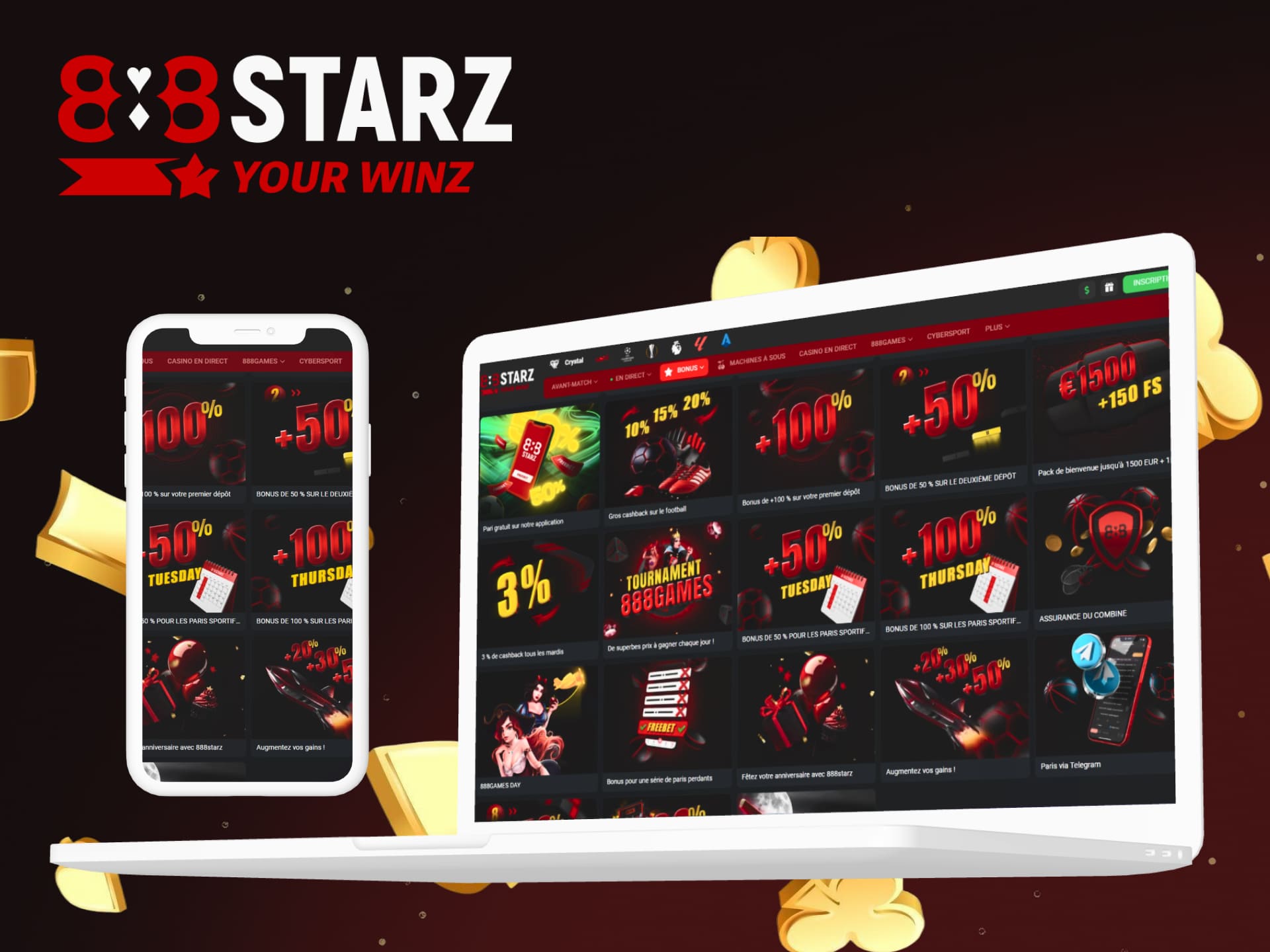 Liste complète des bonus et promotions pour les clients de la plateforme 888starz au Sénégal